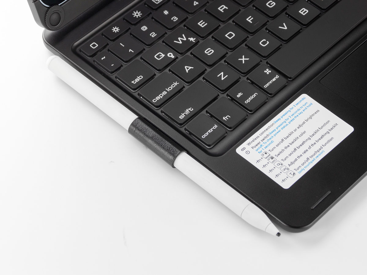 Toetsenbord Case 360 met Muis Trackpad Zilver - iPad Air 11