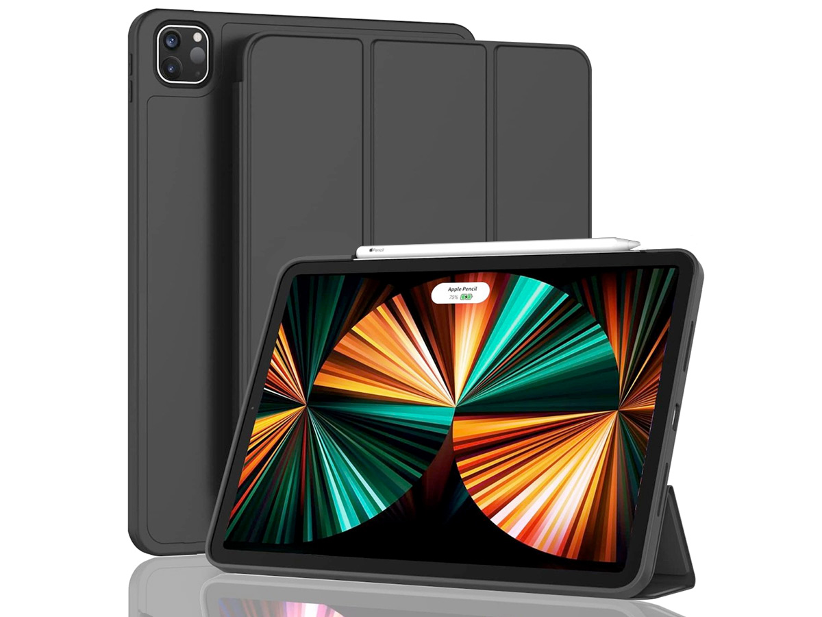 CaseMania Trifold Pencil Case Zwart - iPad Air 13 hoesje