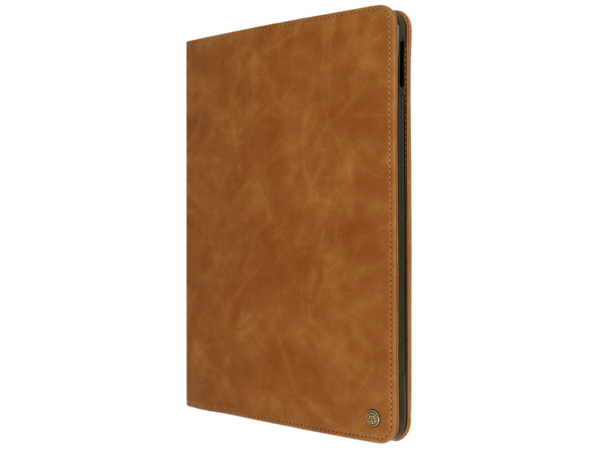 CaseMe Slim Stand Folio Case Cognac - iPad Mini 6 hoesje