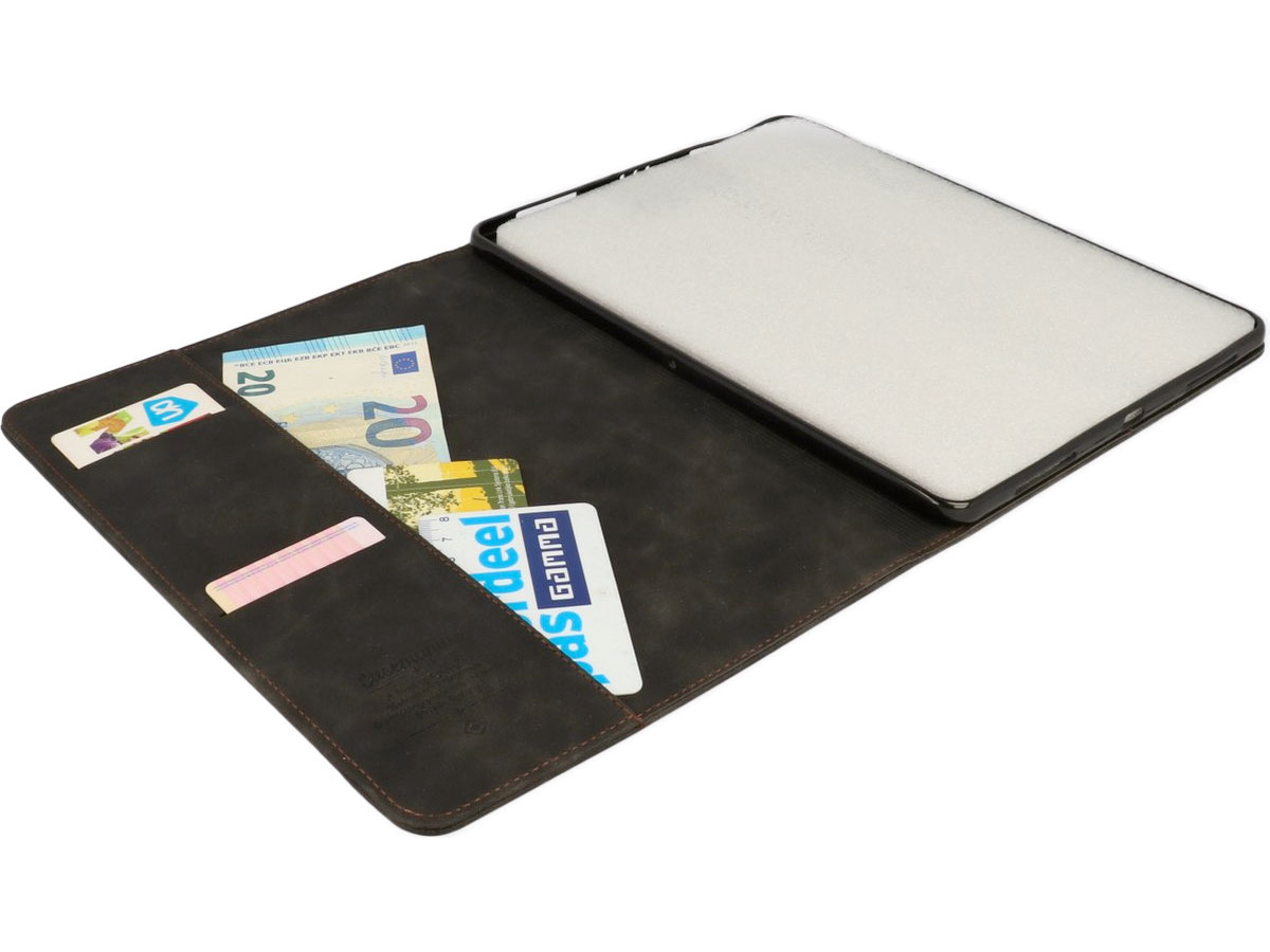 CaseMe Slim Stand Folio Case Zwart - iPad Mini 6 hoesje