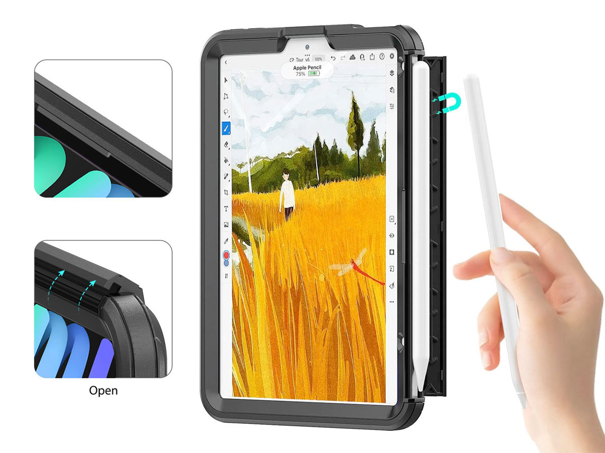 Airstrap Handvat Case - Rugged iPad mini 6 Hoes