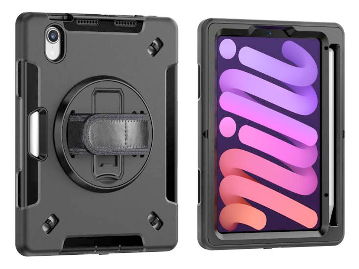 Airstrap Handvat Case Pencil - Rugged iPad mini 6 Hoes