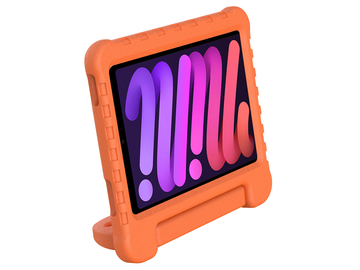 Kinderhoes Kids Proof Case Oranje - Kinder iPad Mini 6 Hoesje
