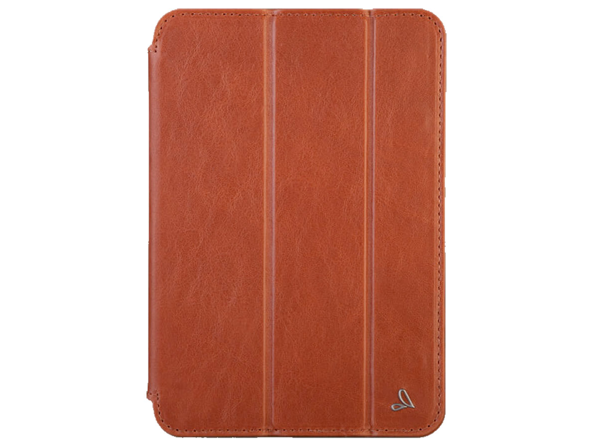 Vaja Nuova Pelle Leather Case Cognac - iPad mini 6 Hoesje