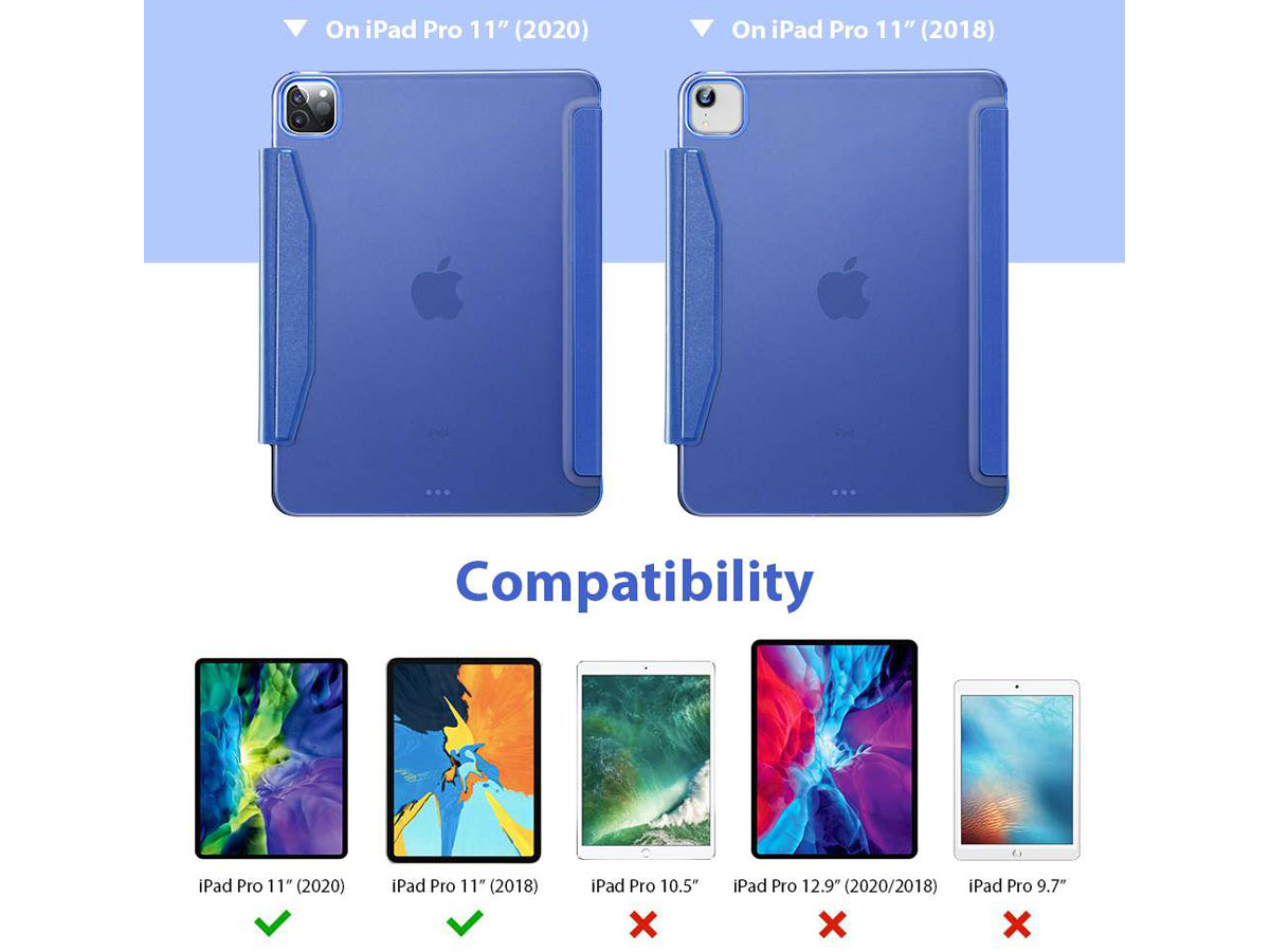 ESR Yippee Color Case Blauw - iPad Pro 11 hoesje