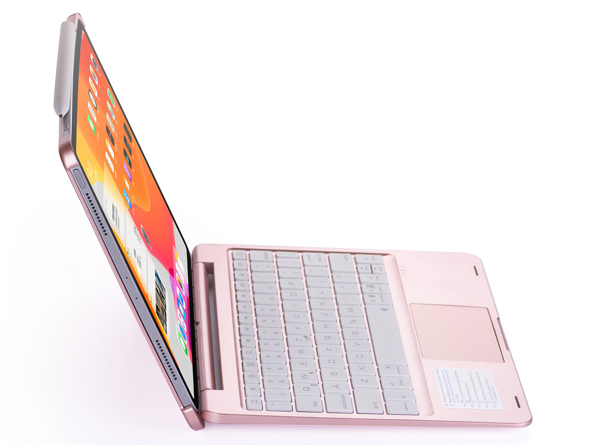 Toetsenbord Case met Muis Trackpad Rosé - iPad Pro 11 Hoesje