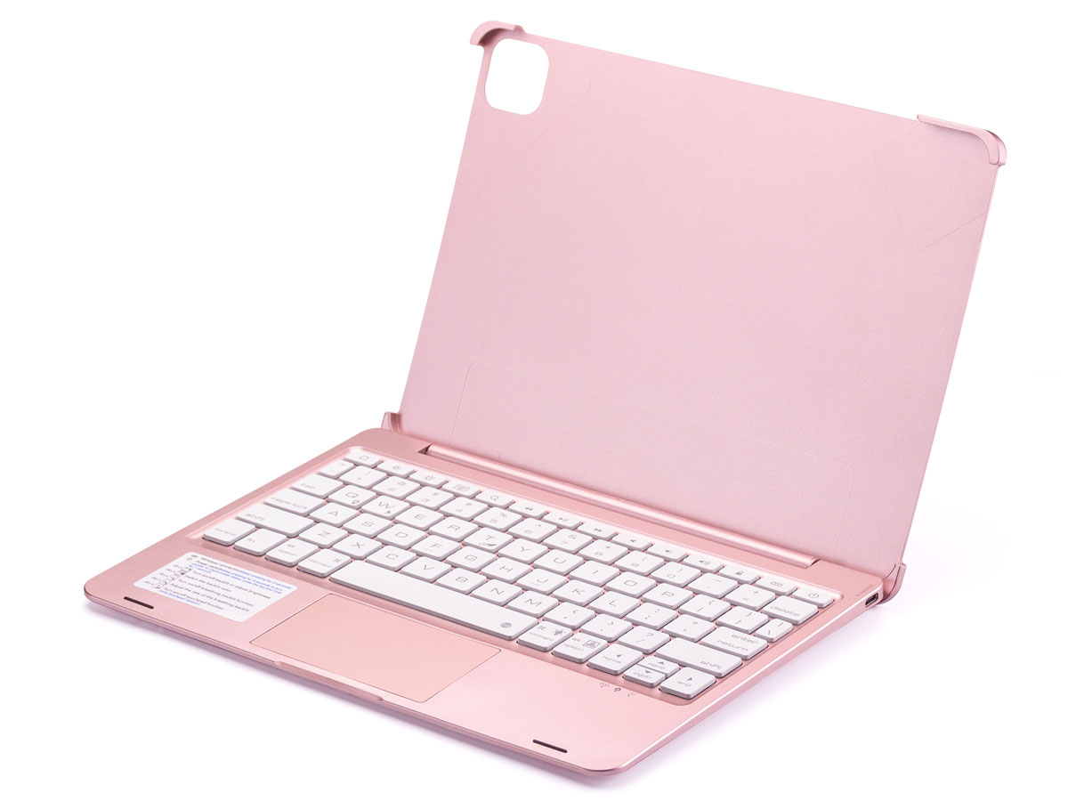 Toetsenbord Case met Muis Trackpad Rosé - iPad Pro 11 Hoesje