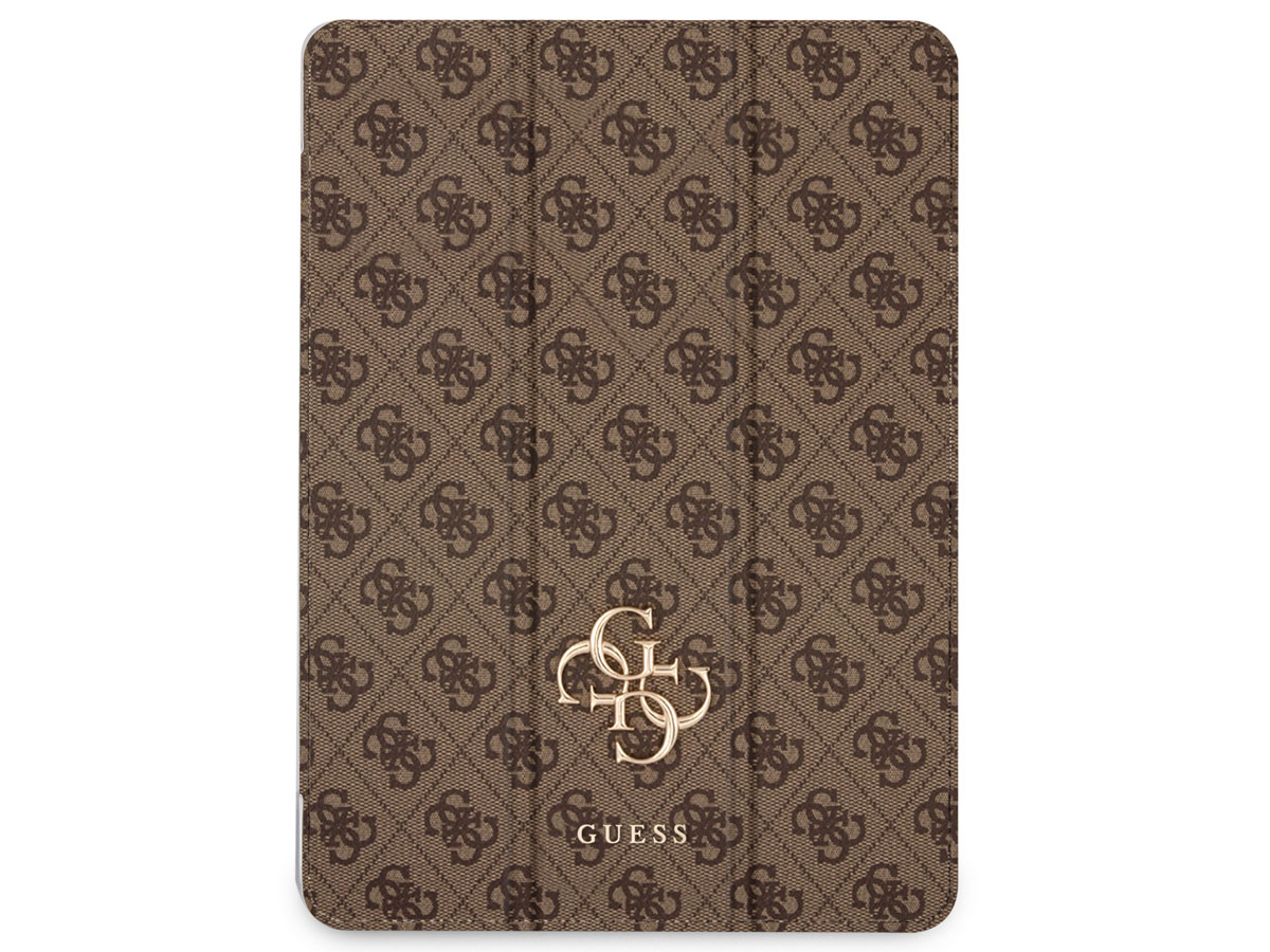 Guess 4G Monogram Folio Case Bruin - iPad Pro 11 hoesje