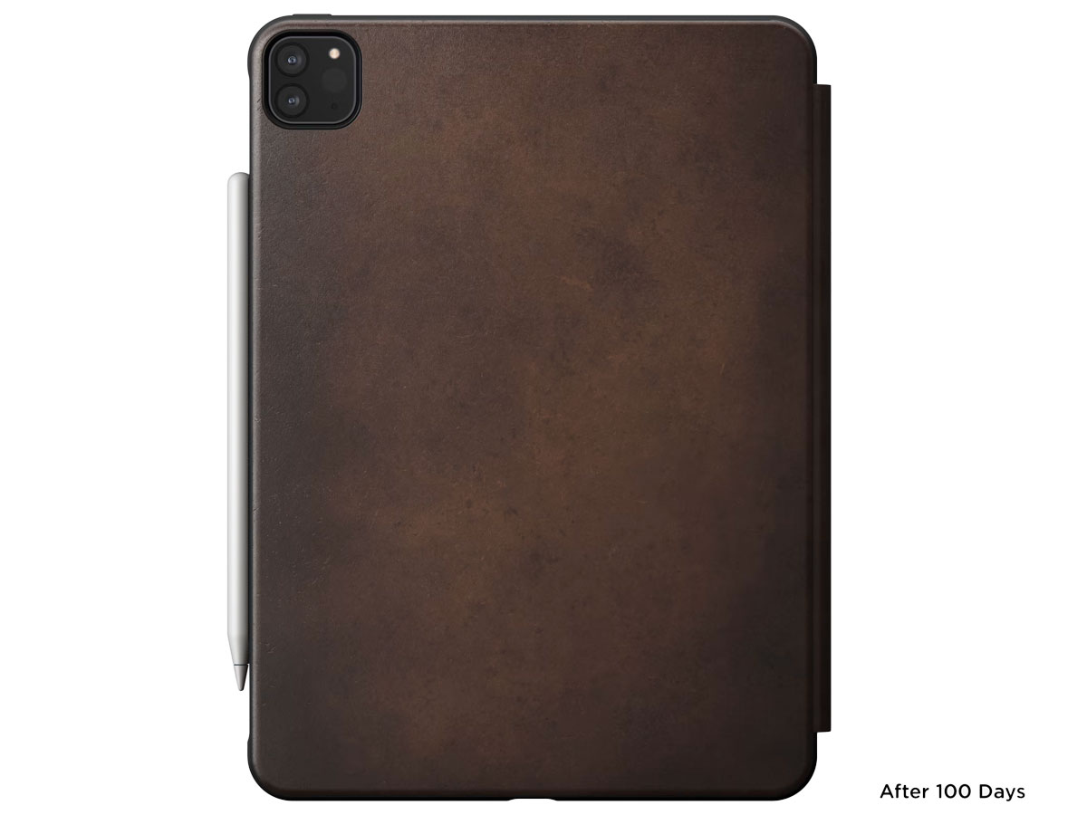 Nomad Modern Leather Folio Bruin - Leren iPad Pro 11 hoesje