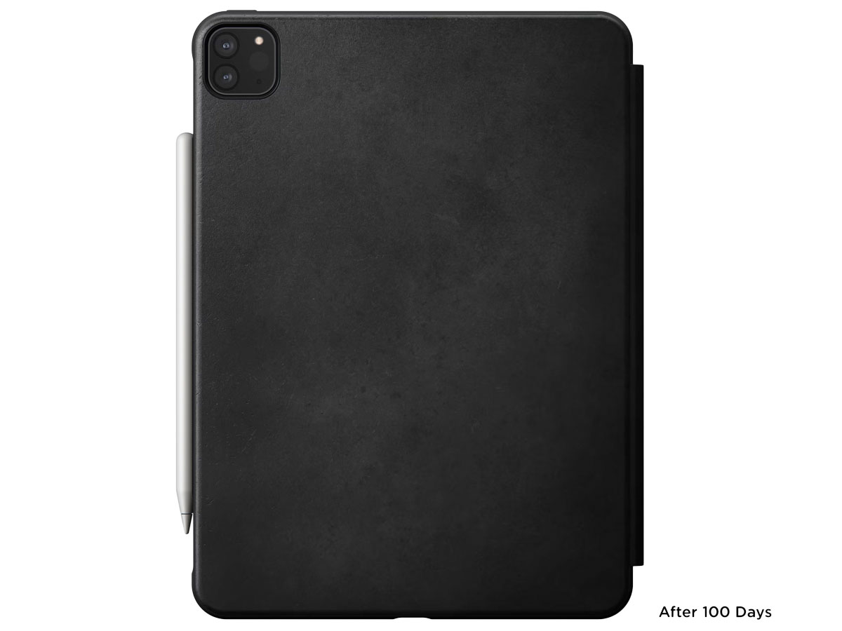 Nomad Modern Leather Folio Zwart - Leren iPad Pro 11 hoesje