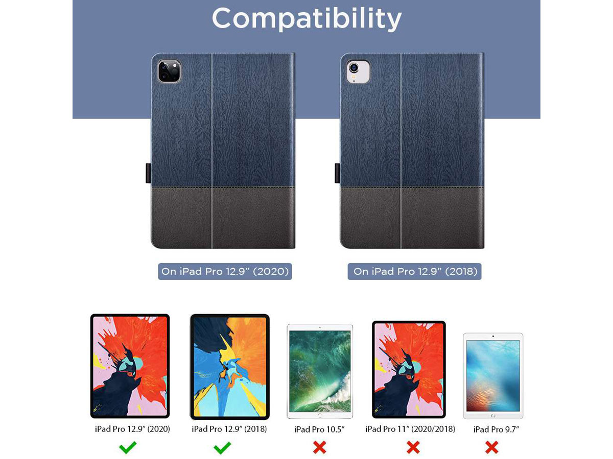 ESR Simplicity Case Knight - iPad Pro 12.9 2018/2020 hoesje