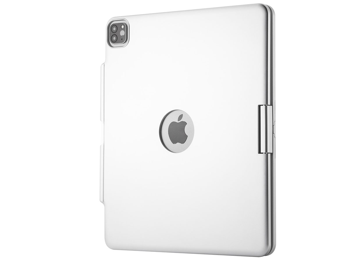 Toetsenbord Case 360 met Muis Trackpad Zilver - iPad Pro 12.9 (2018/2020) Hoesje