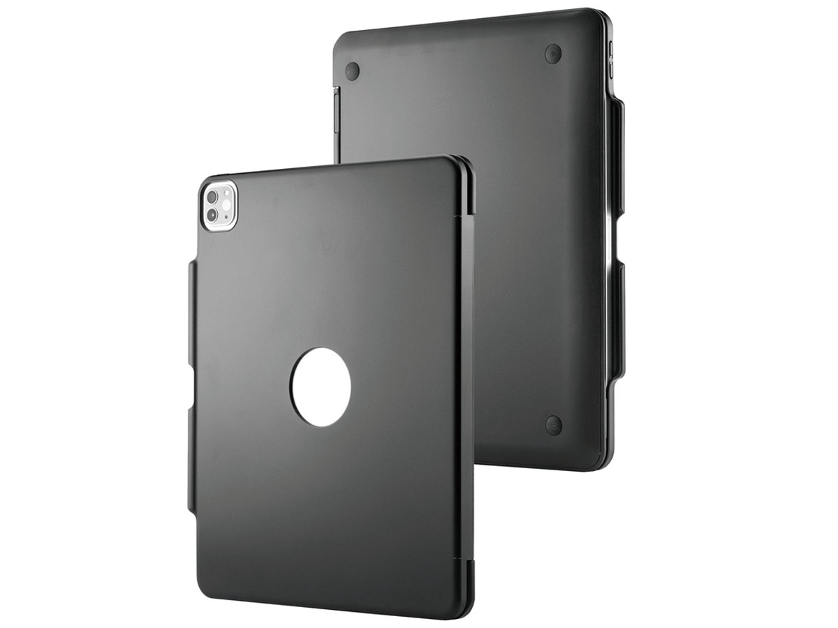 Toetsenbord Case met Muis Trackpad Zilver - iPad Pro 12.9 (2018/2020) Hoesje