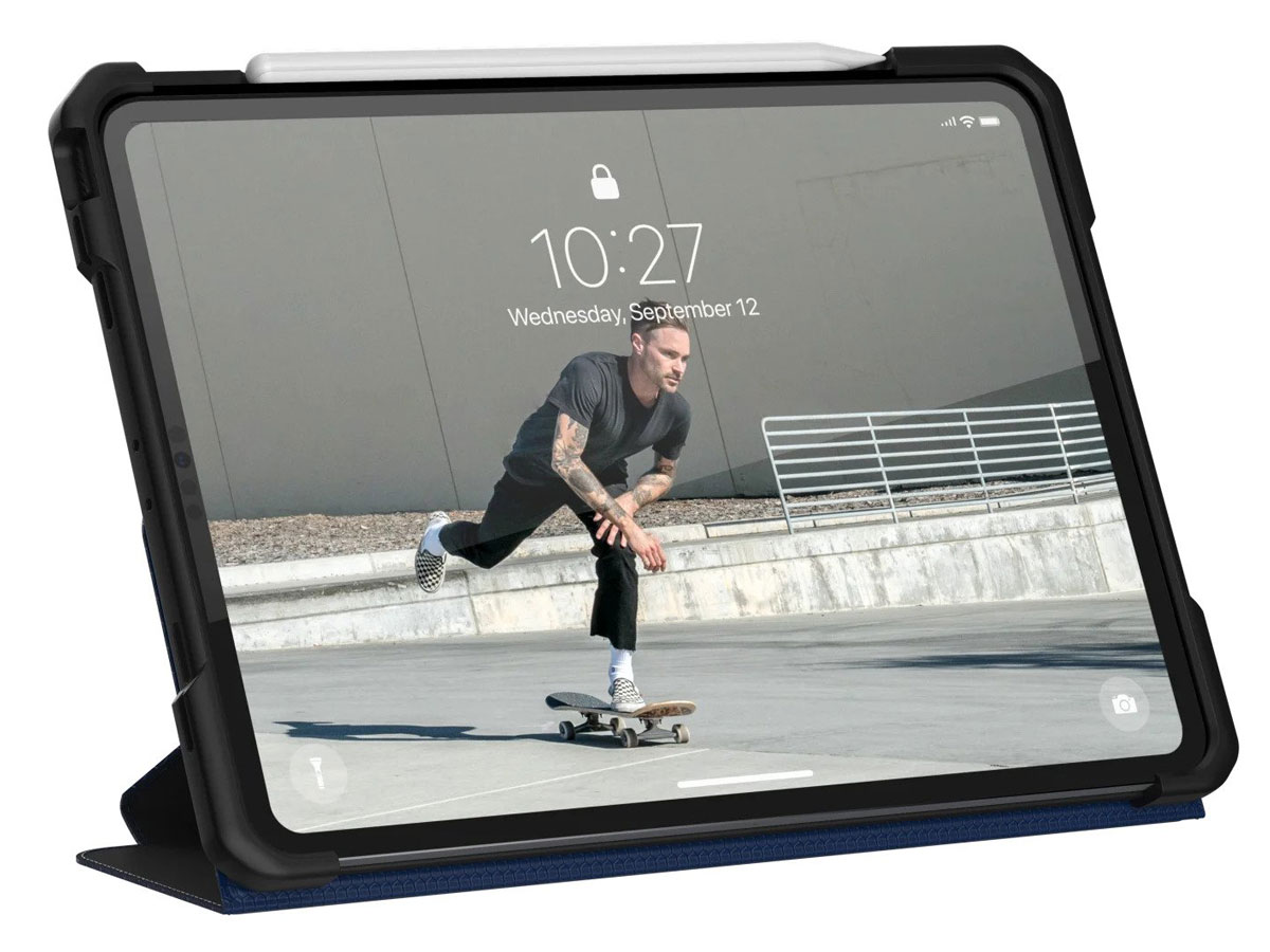 Urban Armor Gear Metropolis Blauw - iPad Pro 12.9 2020 Hoesje