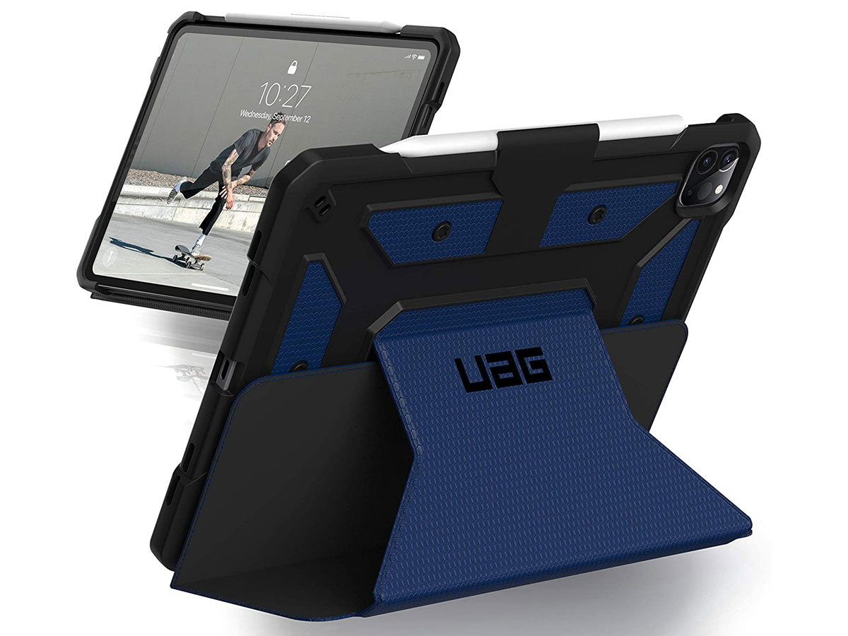 Urban Armor Gear Metropolis Blauw - iPad Pro 12.9 2020 Hoesje