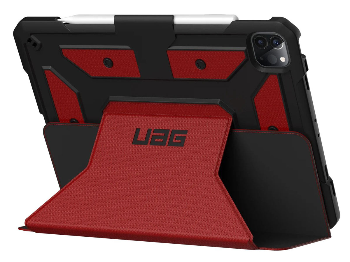 Urban Armor Gear Metropolis Rood - iPad Pro 12.9 2020 Hoesje