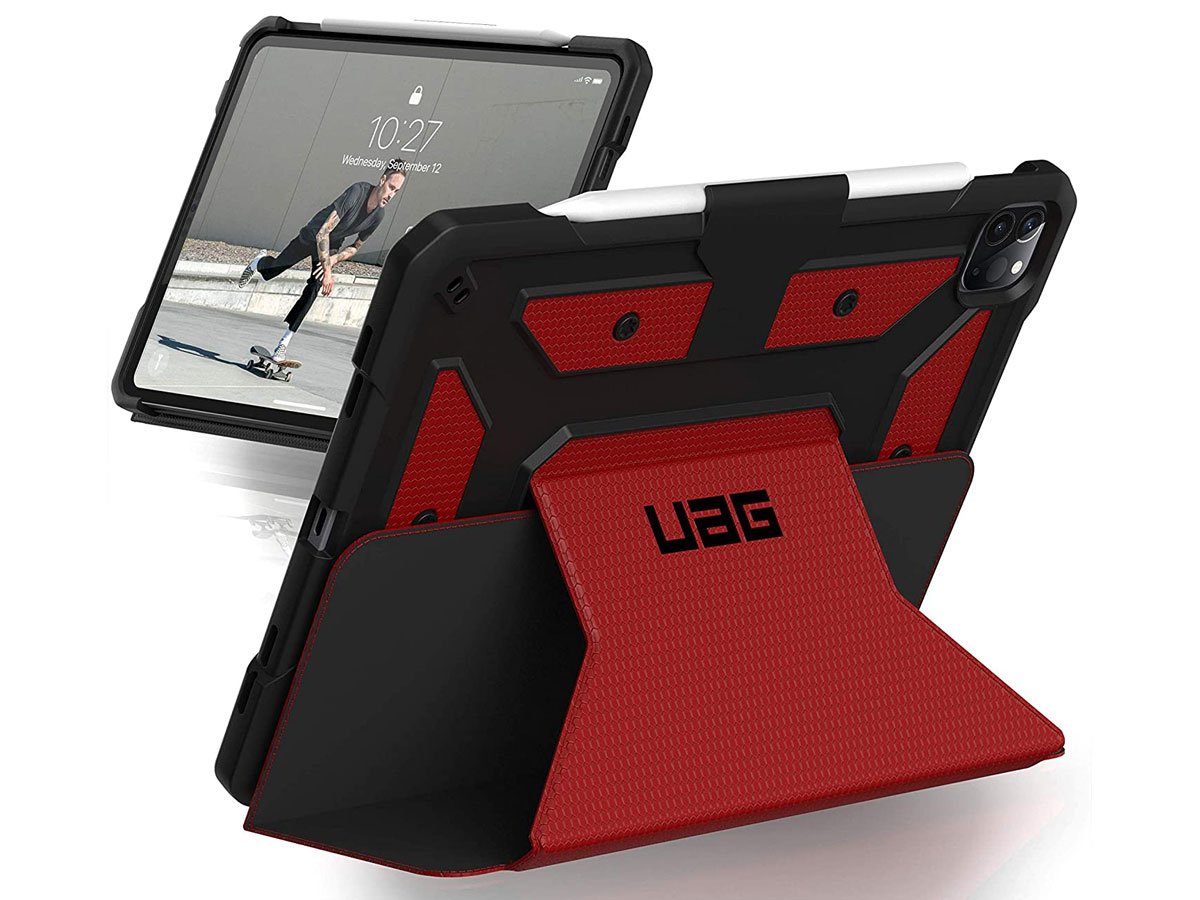 Urban Armor Gear Metropolis Rood - iPad Pro 12.9 2020 Hoesje