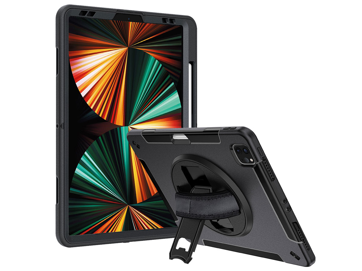 Airstrap Handvat Case - Rugged iPad Pro 12.9 2021 Hoes