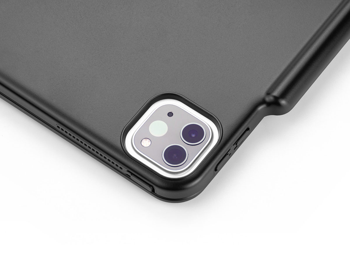 Toetsenbord Case met Muis Trackpad Zwart - iPad Pro 12.9 (2021) Hoesje