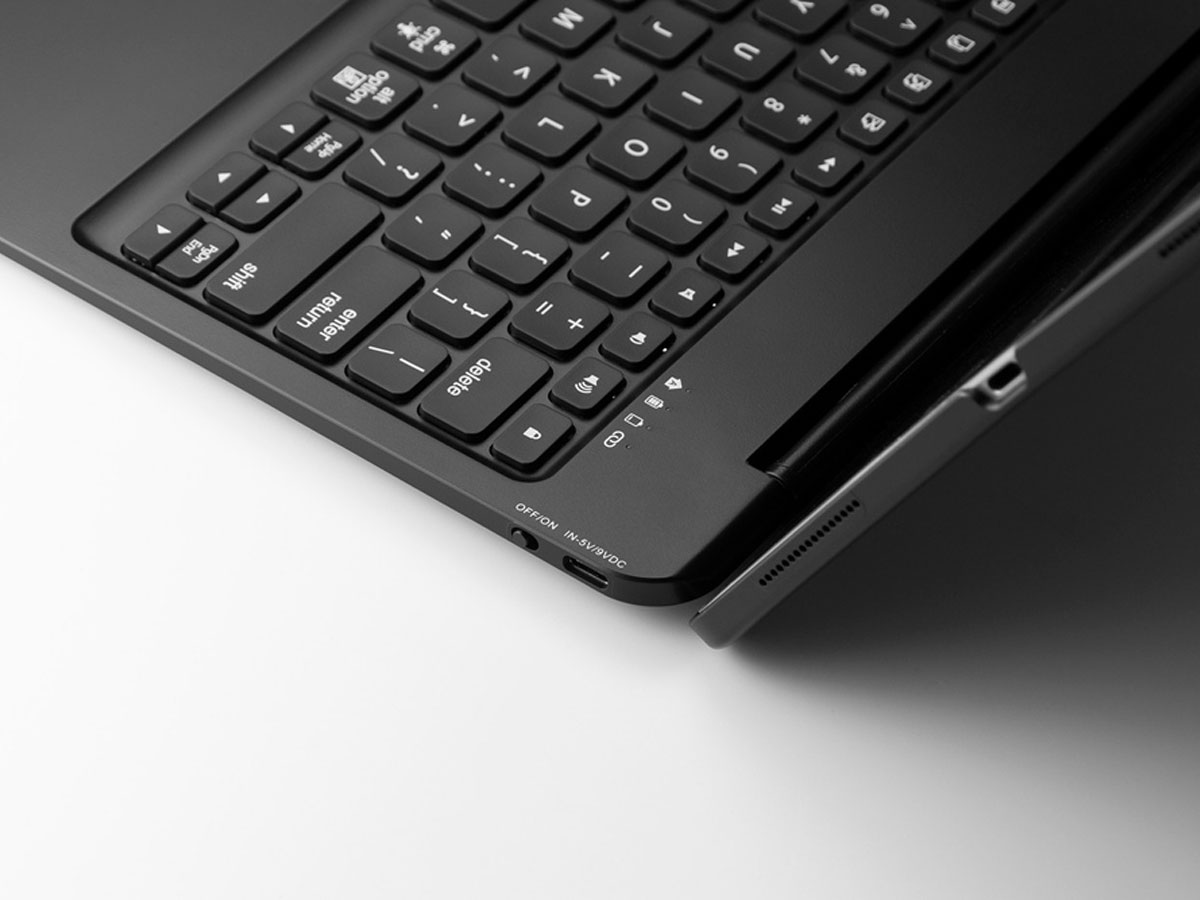 Toetsenbord Case met Muis Trackpad Zwart - iPad Pro 12.9 (2021) Hoesje