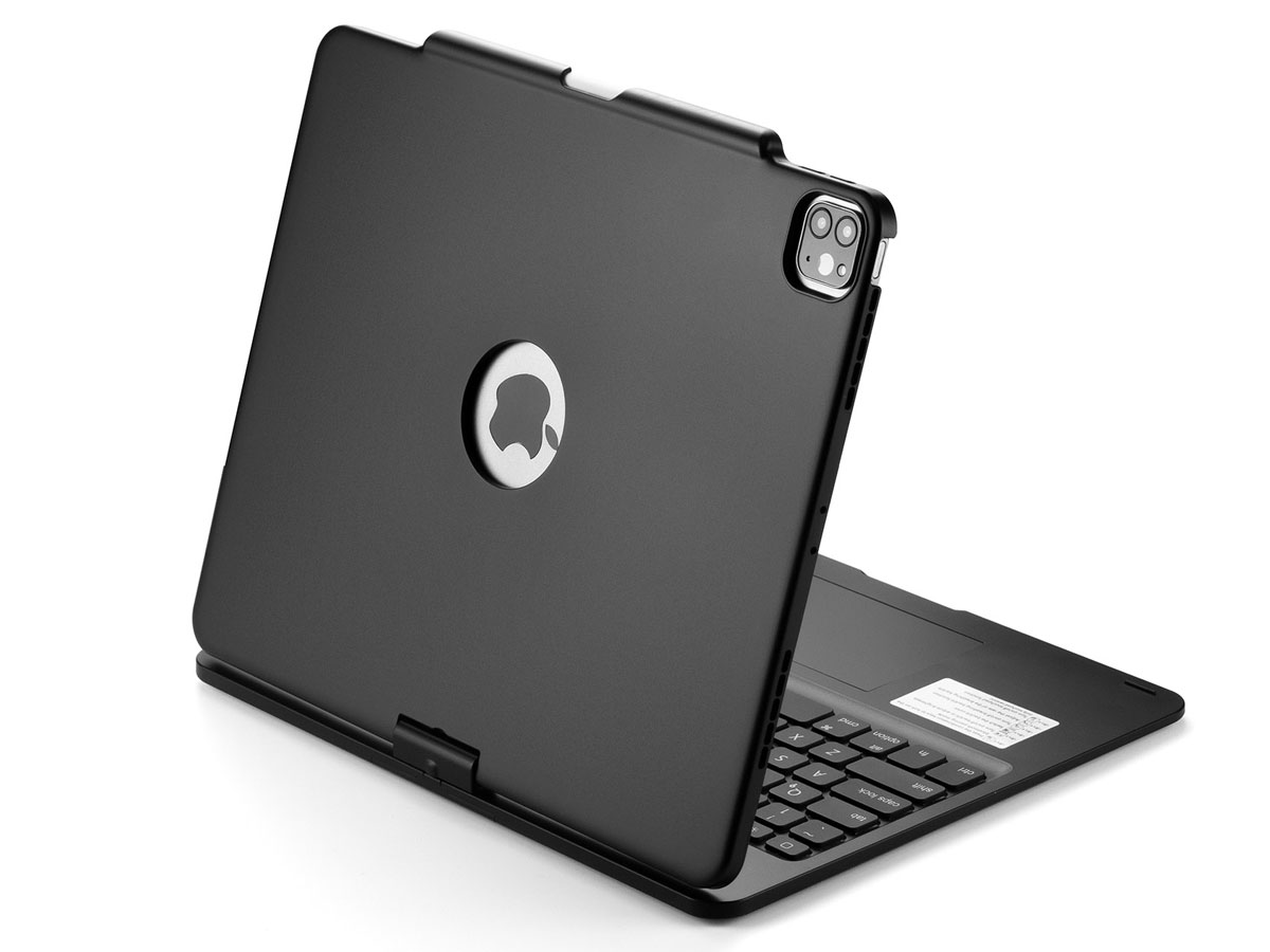 Toetsenbord Case 360 met Muis Trackpad Zwart - iPad Pro 12.9 (2021) Hoesje