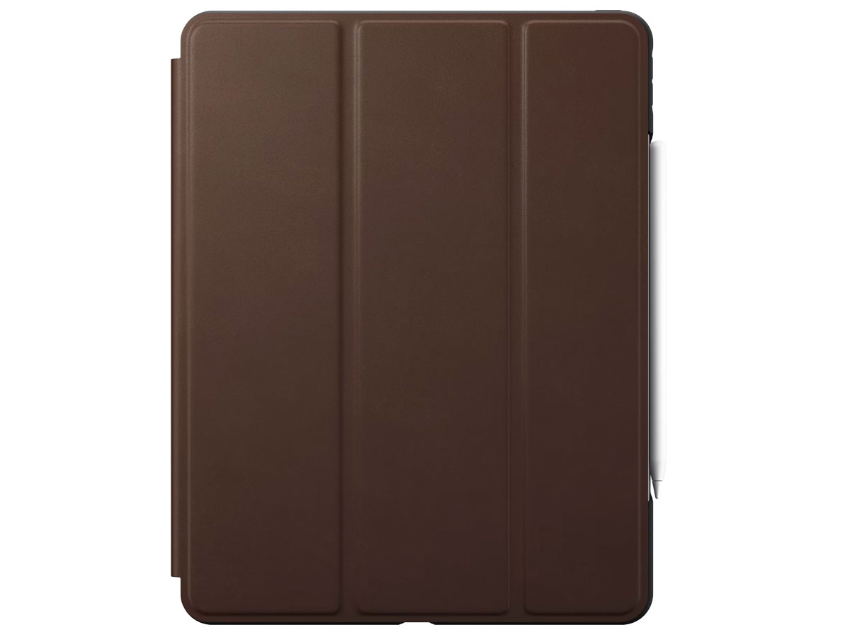 Nomad Modern Leather Folio Bruin - Leren iPad Pro 12.9 hoesje