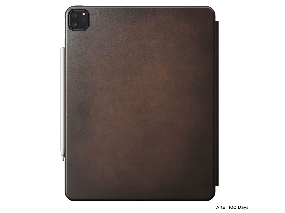 Nomad Modern Leather Folio Bruin - Leren iPad Pro 12.9 hoesje