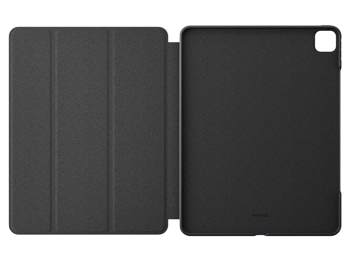 Nomad Modern Leather Folio Zwart - Leren iPad Pro 12.9 hoesje