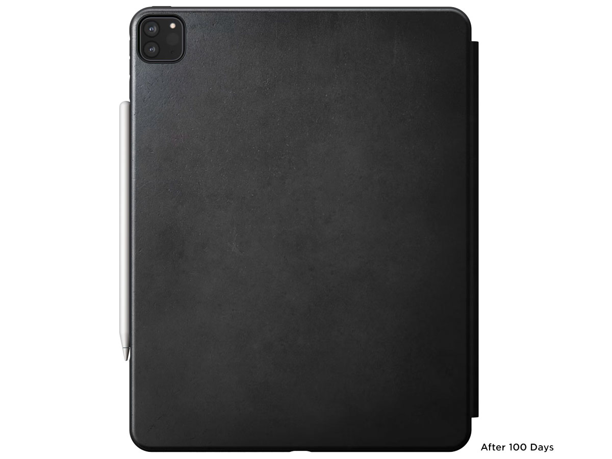 Nomad Modern Leather Folio Zwart - Leren iPad Pro 12.9 hoesje