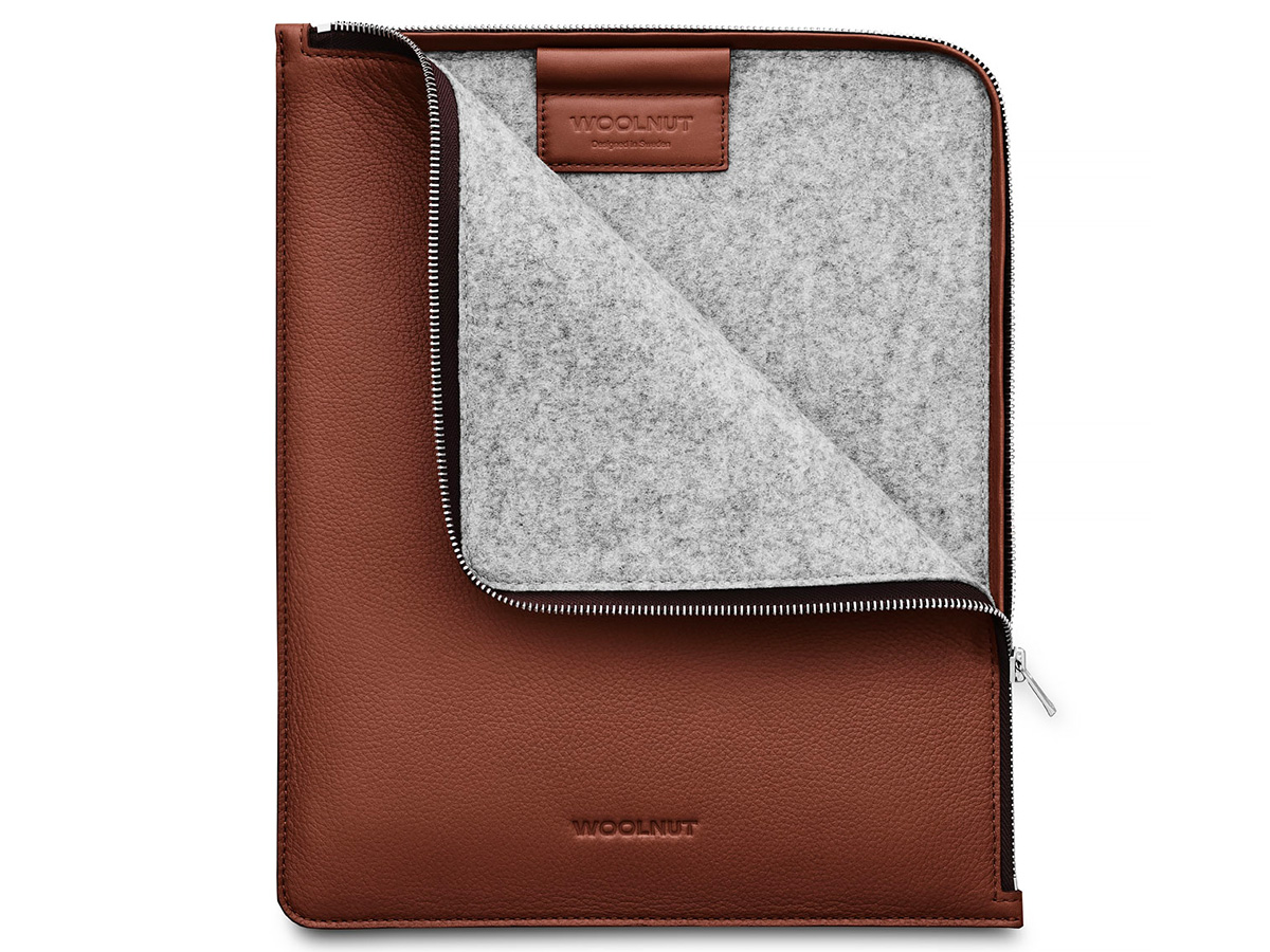 Woolnut Leather Folio Cognac - iPad Air/Pro 12.9