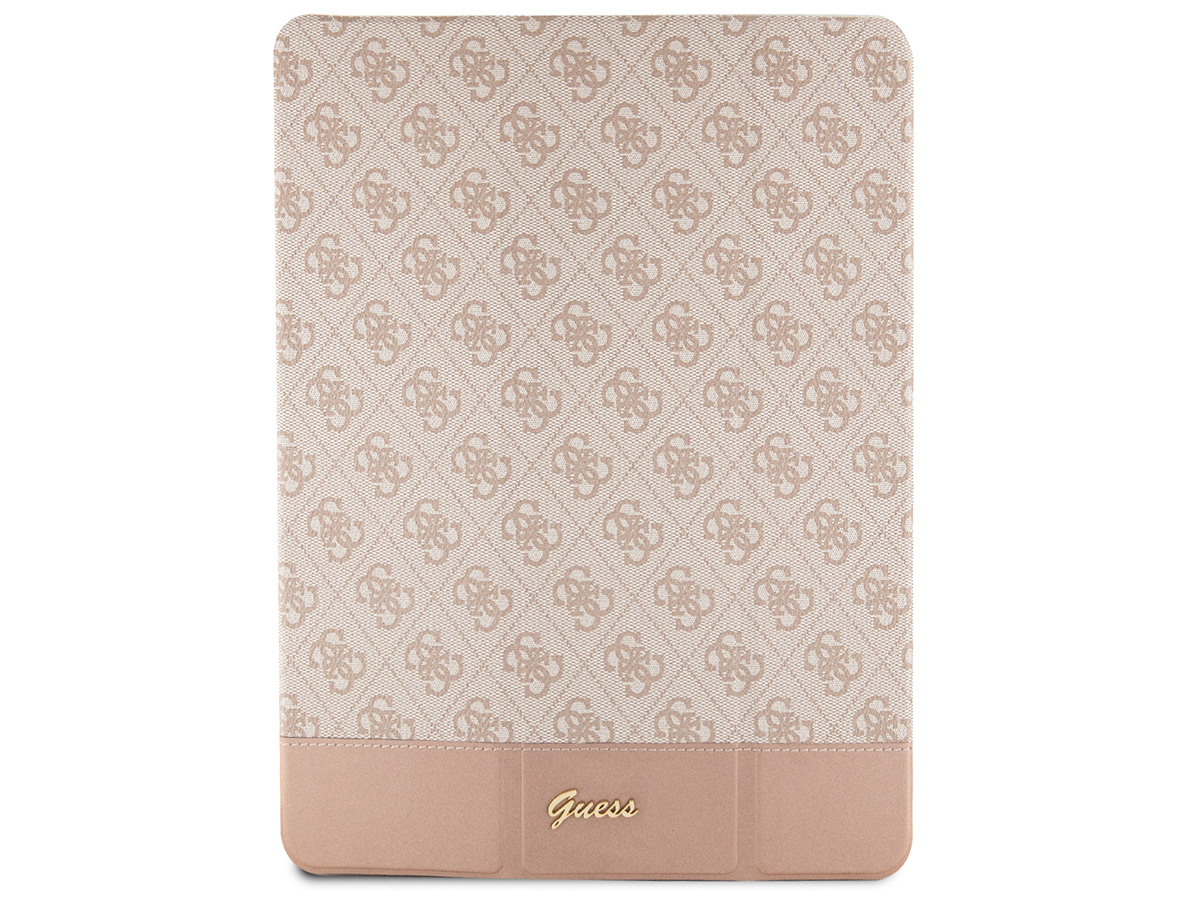 Guess 4G Monogram Folio Case Roze - iPad Pro 12.9/Air 13 hoesje