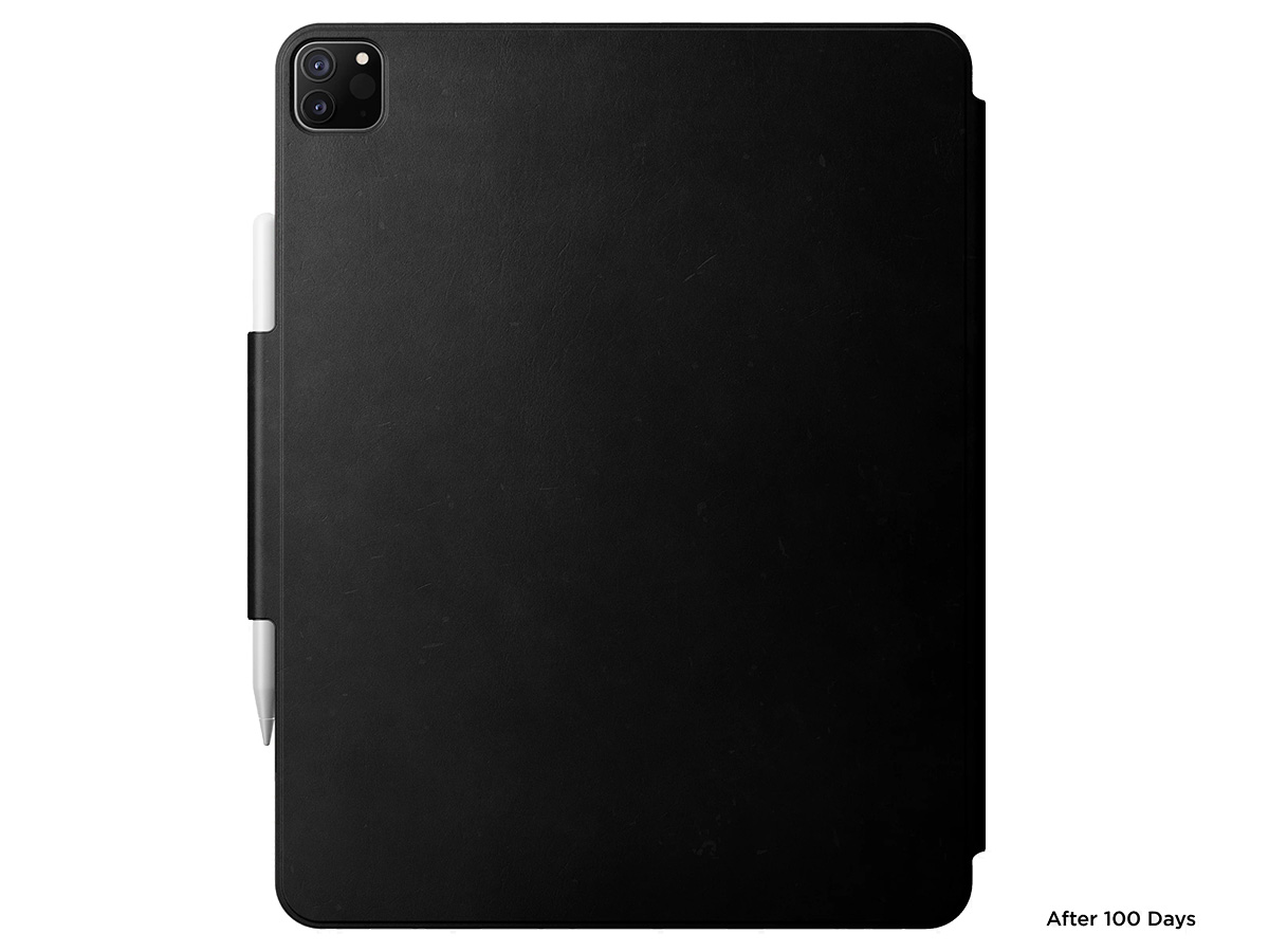 Nomad Leather Folio Plus Zwart - Leren iPad Pro 12.9 hoesje