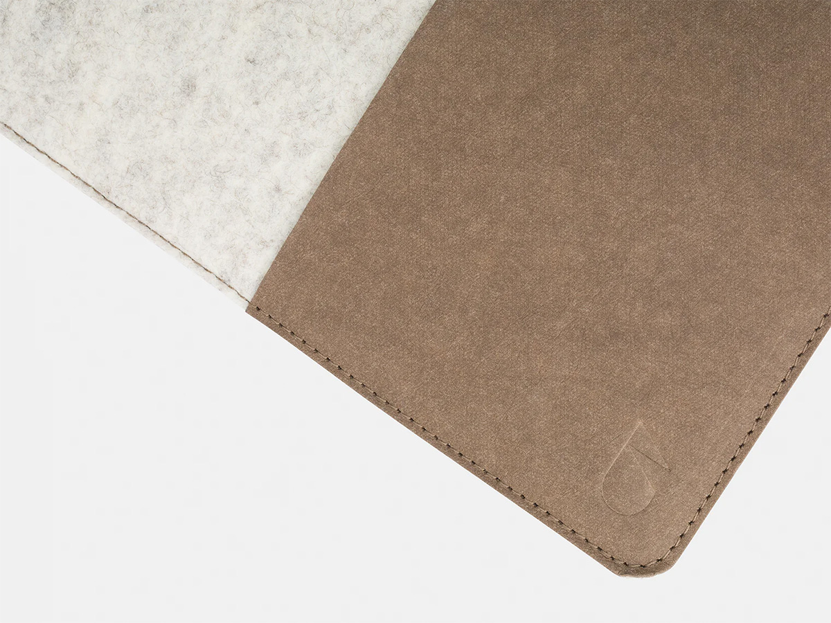 Oakywood Felt Sleeve Stone Grey - iPad Pro 12.9 Hoes