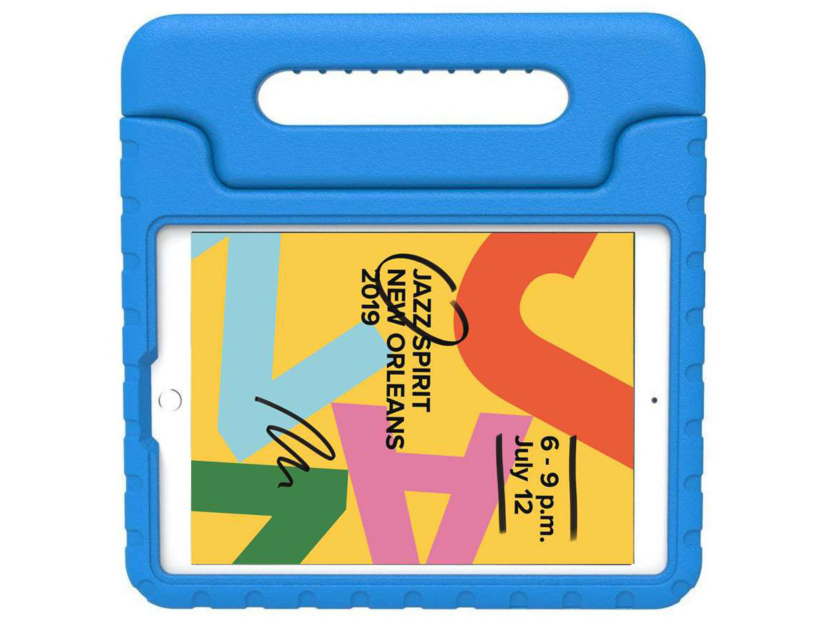 Kidsproof Kinder Case Blauw - iPad 10.2 Hoesje voor Kinderen