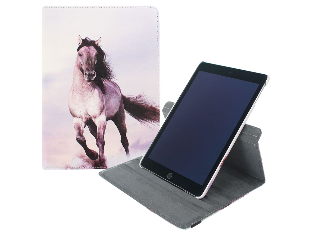 Paarden 360 Stand Case - iPad 2018/2017 Hoesje