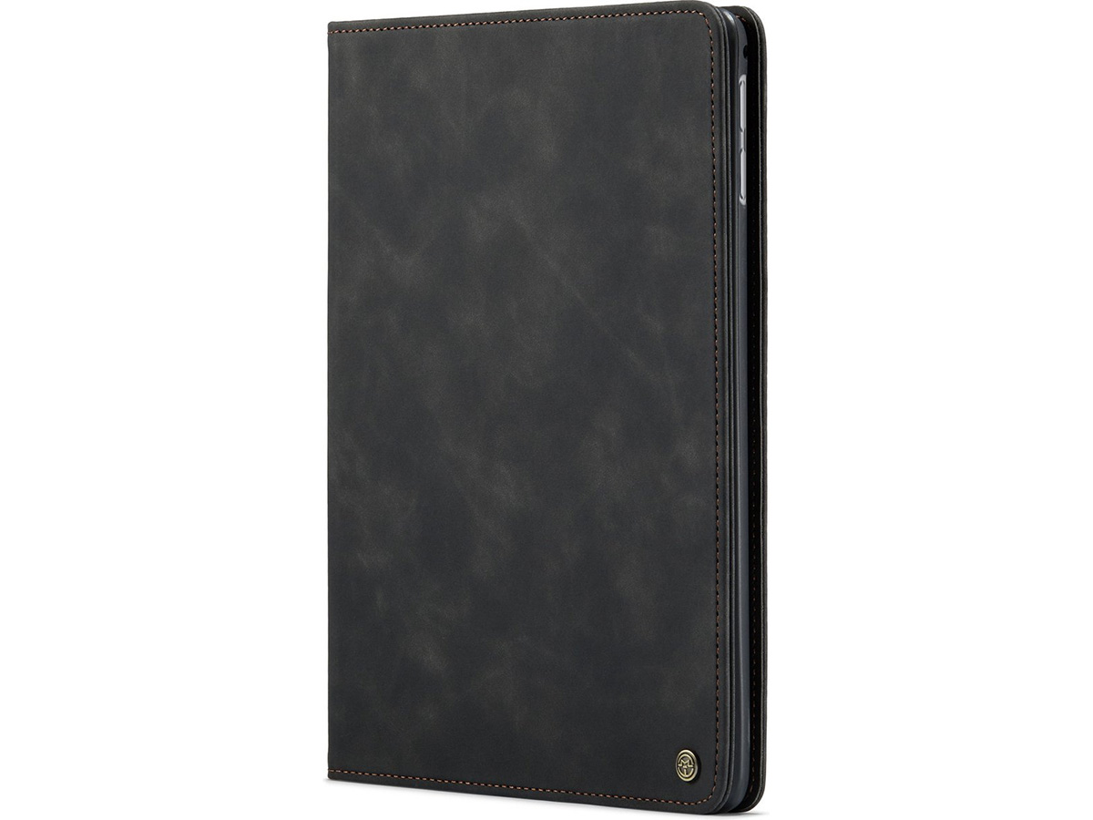 CaseMania Slim Stand Folio Case Zwart - iPad 9.7 (2017/2018) hoesje