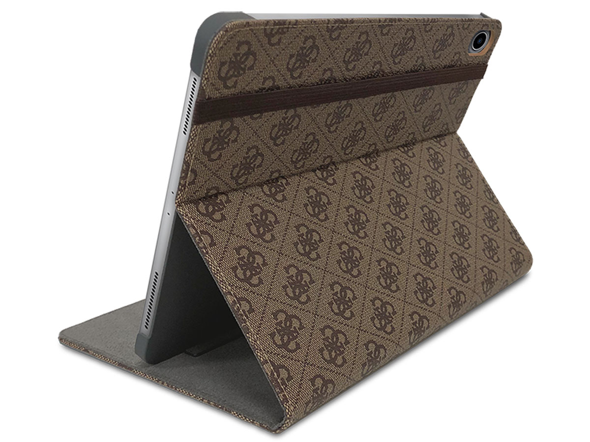 Guess 4G Monogram Case Bruin - iPad 9.7 (2017/2018) Hoes