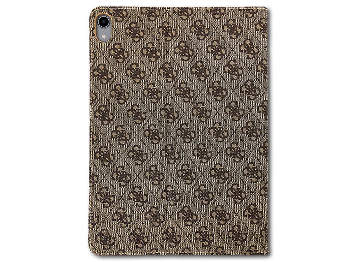 Guess 4G Monogram Case Bruin - iPad 9.7 (2017/2018) Hoes