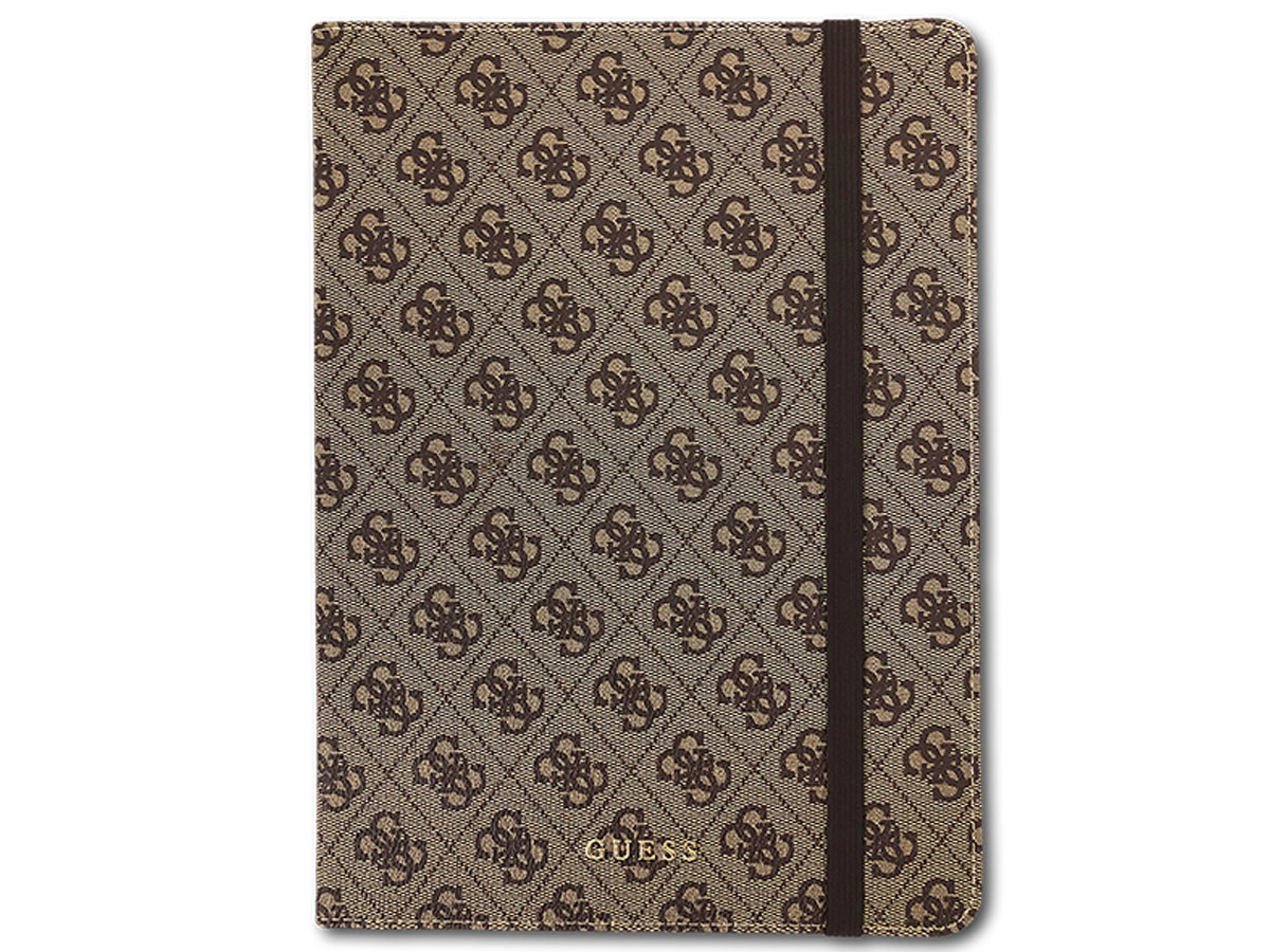 Guess 4G Monogram Case Bruin - iPad 9.7 (2017/2018) Hoes