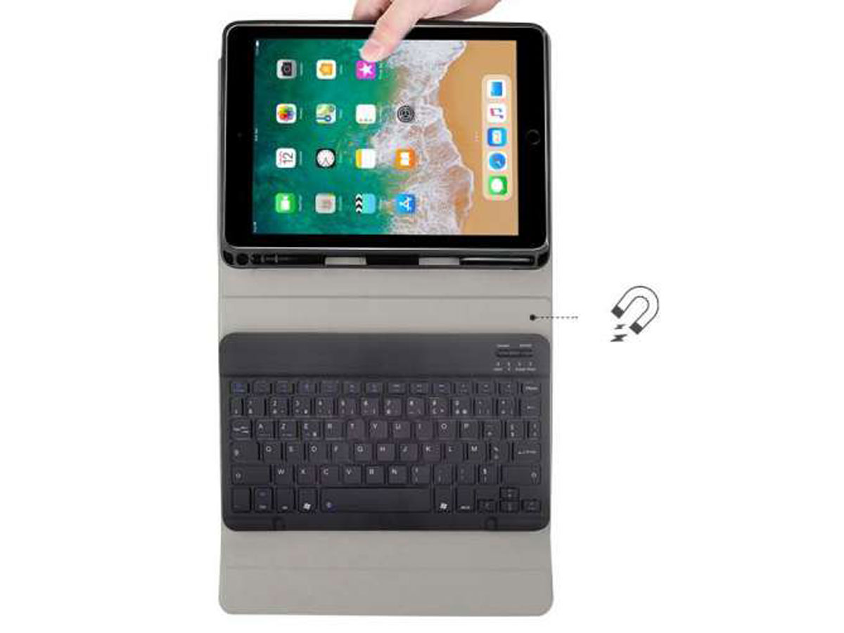 Keyboard Case AZERTY - iPad 9.7 (2018/2017) Toetsenbord Hoesje