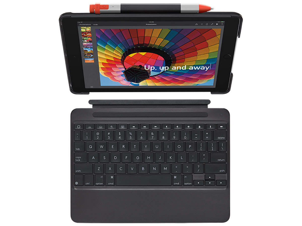 Logitech Slim Combo Keyboard Case - iPad 9.7 Toetsenbord Hoesje (QWERTY)