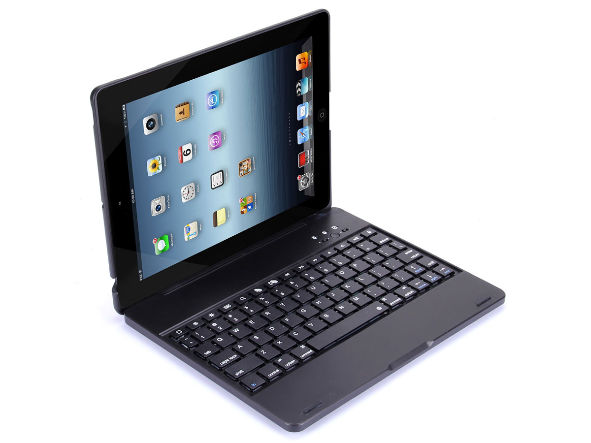 Bluetooth Toetsenbord Case Zwart - iPad 2/3/4 Hoesje