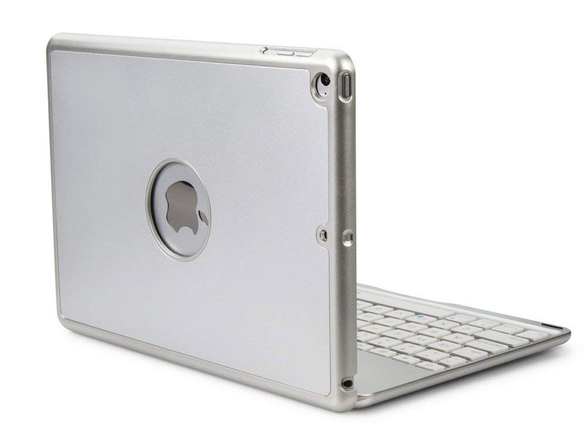 Bluetooth Toetsenbord Case Zilver - iPad Air 2 / Pro 9.7 Hoesje