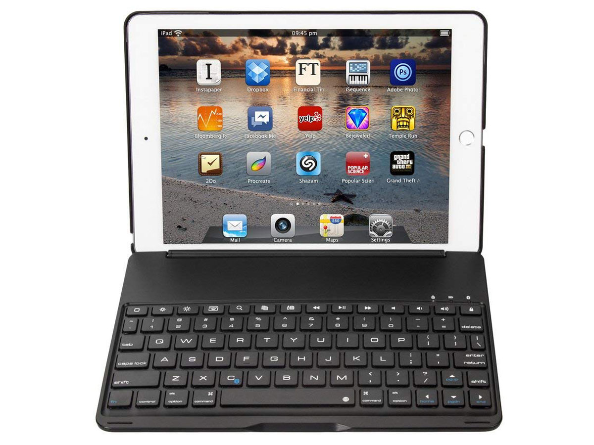 Bluetooth Toetsenbord Case Zwart - iPad Air 2 / Pro 9.7 Hoesje