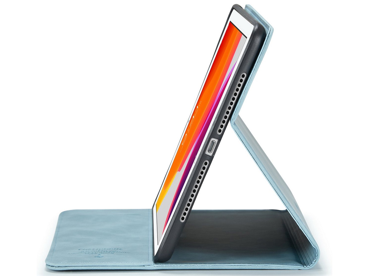 CaseMe Slim Stand Folio Case Aqua - iPad Air 2 hoesje