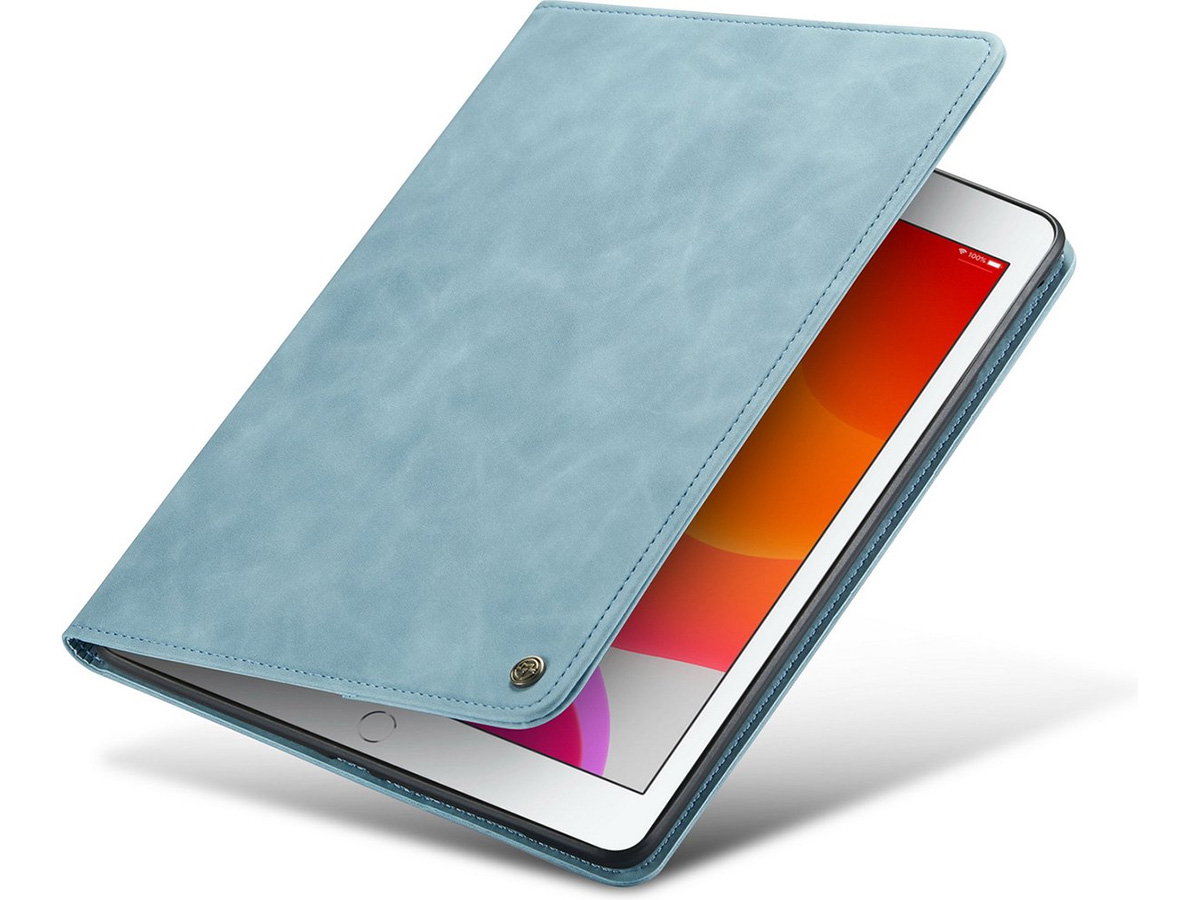 CaseMe Slim Stand Folio Case Aqua - iPad Air 2 hoesje