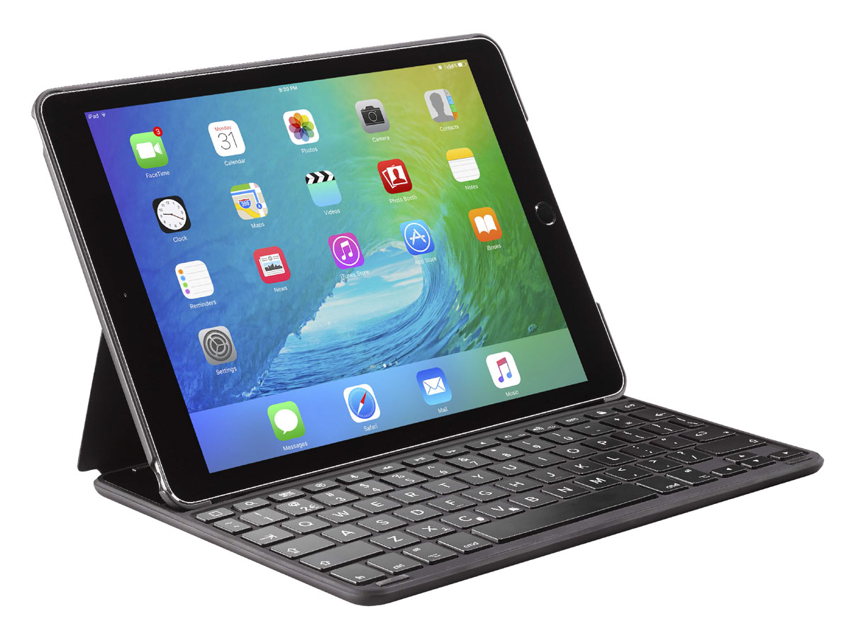 Decoded Keyboard Case Zwart Leer - iPad Air 2 Hoesje
