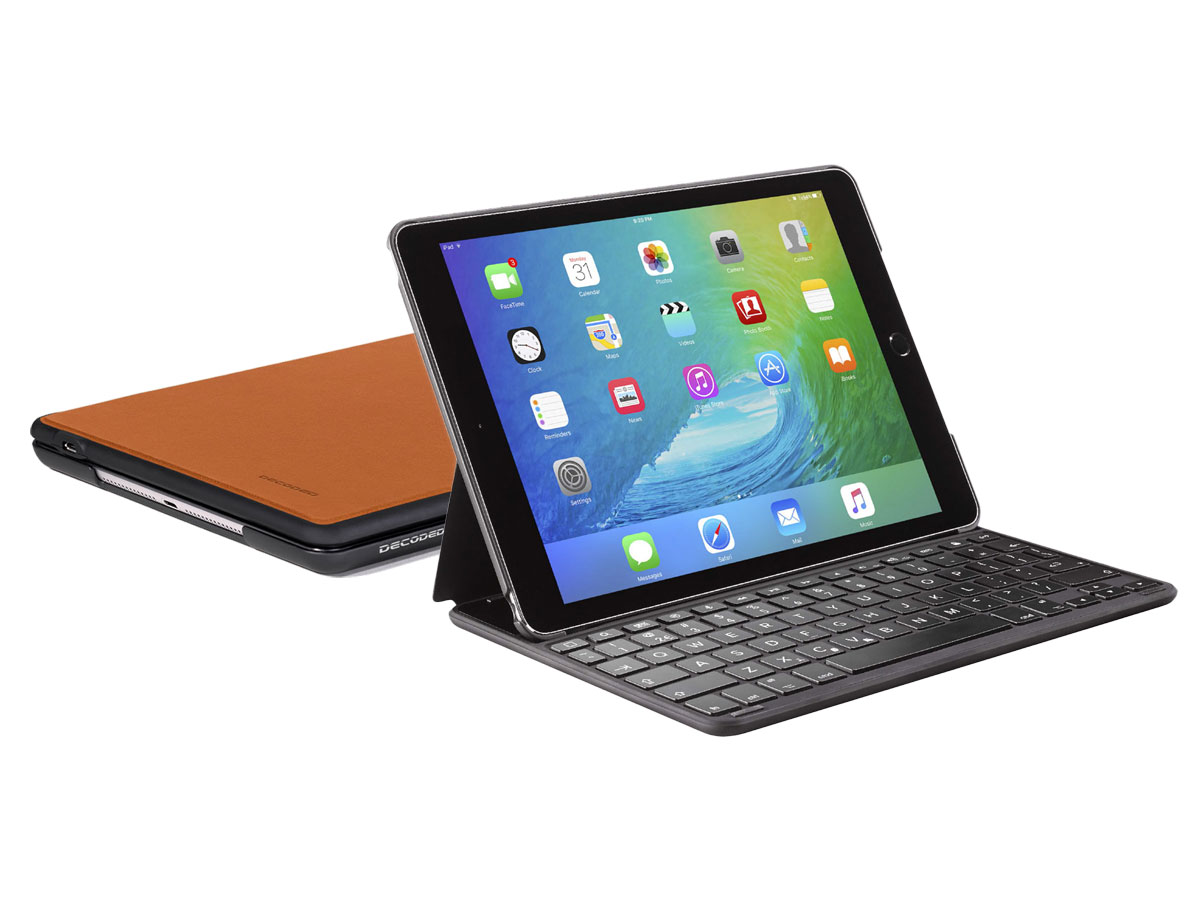 Decoded Keyboard Case Cognac Leer - iPad Air 2 Hoesje