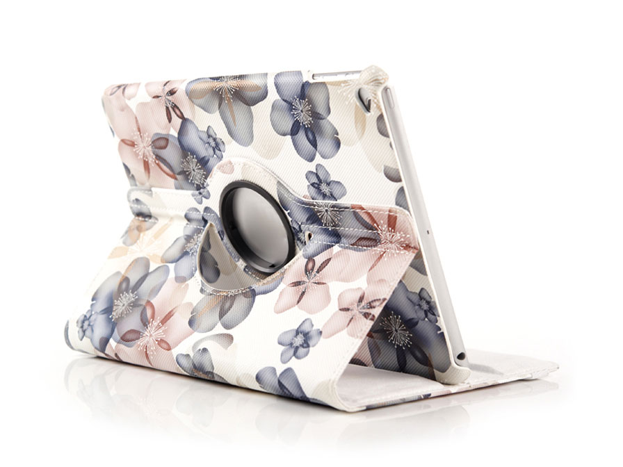 Flower Swivel Stand Case - iPad Air 2 Hoes