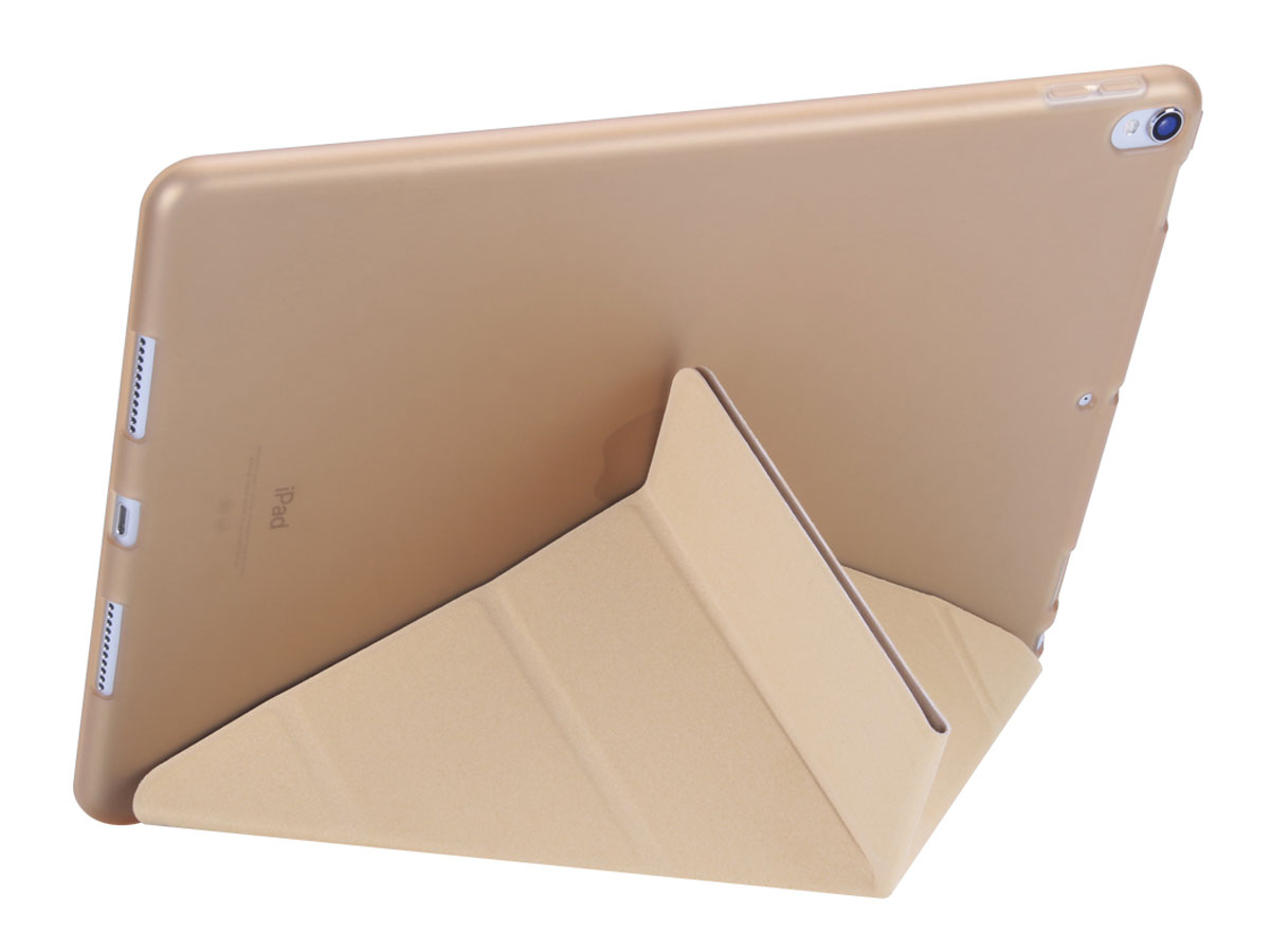 Origami Stand Case - iPad Air 2019 Hoesje (Goud)